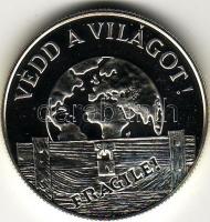 1994. "Védd a világot" 1000Ft ezüst, díszdobozban T:PP!