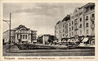 Temesvár Löffler square, City Theatre