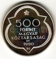 1990. "Mátyás király" 2x500Ft ezüst, díszdobozban T:PP!
