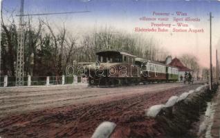 Pozsony-Vienna electric railway (wet damage)