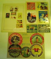 25 db régi holland sör- és sajtcímke