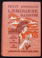 1913 Kis Larousse lexikon kb 6000 metszettel, fényképekkel és térképpel, Illusztrált egészvászon kötésben szép állapotban / Petit Larousse Illustré 1665 p.