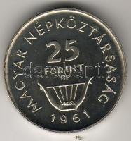 1961. "Liszt" sor 25Ft, 50Ft ezüst, díszdobozban T:BU R!