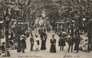 Baden main spa alley