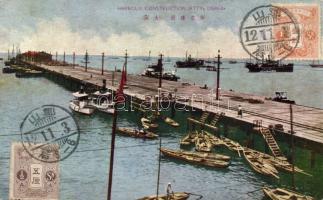 Osaka harbour construction Jetty