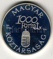 1993,94,95 "Régi dunai hajók" 3x500Ft ezüst, díszdobozban T:PP!