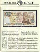 Richard Borek:"Banknoten der Welt" gyűrűs bankjegy gyűjtőalbum, összesen 61db ország bankj...