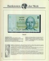 Richard Borek:"Banknoten der Welt" gyűrűs bankjegy gyűjtőalbum, összesen 61db ország bankj...