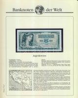 Richard Borek:"Banknoten der Welt" gyűrűs bankjegy gyűjtőalbum, összesen 61db ország bankj...