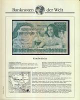 Richard Borek:"Banknoten der Welt" gyűrűs bankjegy gyűjtőalbum, összesen 61db ország bankj...
