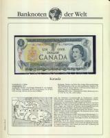 Richard Borek:"Banknoten der Welt" gyűrűs bankjegy gyűjtőalbum, összesen 61db ország bankj...