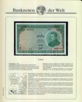Richard Borek:"Banknoten der Welt" gyűrűs bankjegy gyűjtőalbum, összesen 61db ország bankj...