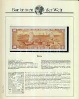 Richard Borek:"Banknoten der Welt" gyűrűs bankjegy gyűjtőalbum, összesen 61db ország bankj...