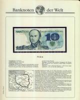 Richard Borek:"Banknoten der Welt" gyűrűs bankjegy gyűjtőalbum, összesen 61db ország bankj...
