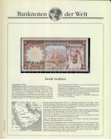 Richard Borek:"Banknoten der Welt" gyűrűs bankjegy gyűjtőalbum, összesen 61db ország bankj...