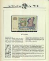 Richard Borek:"Banknoten der Welt" gyűrűs bankjegy gyűjtőalbum, összesen 61db ország bankj...