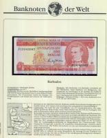 Richard Borek:"Banknoten der Welt" gyűrűs bankjegy gyűjtőalbum, összesen 61db ország bankj...