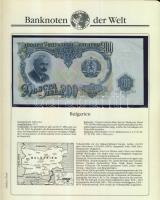 Richard Borek:"Banknoten der Welt" gyűrűs bankjegy gyűjtőalbum, összesen 61db ország bankj...