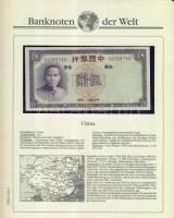 Richard Borek:"Banknoten der Welt" gyűrűs bankjegy gyűjtőalbum, összesen 61db ország bankj...