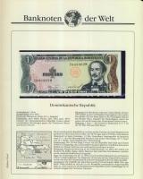 Richard Borek:"Banknoten der Welt" gyűrűs bankjegy gyűjtőalbum, összesen 61db ország bankj...