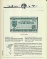 Richard Borek:"Banknoten der Welt" gyűrűs bankjegy gyűjtőalbum, összesen 61db ország bankj...