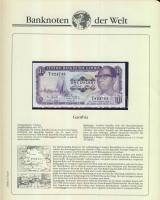 Richard Borek:"Banknoten der Welt" gyűrűs bankjegy gyűjtőalbum, összesen 61db ország bankj...