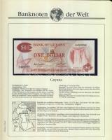 Richard Borek:"Banknoten der Welt" gyűrűs bankjegy gyűjtőalbum, összesen 61db ország bankj...
