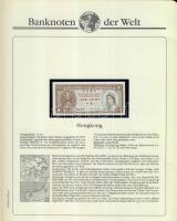 Richard Borek:"Banknoten der Welt" gyűrűs bankjegy gyűjtőalbum, összesen 61db ország bankj...