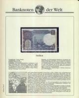 Richard Borek:"Banknoten der Welt" gyűrűs bankjegy gyűjtőalbum, összesen 61db ország bankj...