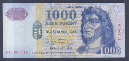1998. 1000Ft "DJ" széria T:I