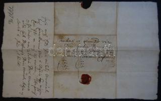 1661 Magyar nyelvű cito, cito, citissime levél Bajmócról Körmöcbányára Farkas Ferenctől melyben lovakat kér a városba látogató helytartótanácsosnak / Handwritten letter in Hungarian from Bojnice to Cremnitz