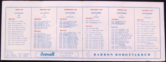 1966 Budapest Népstadion VIII. Atlétikai Bajnokság programfüzete