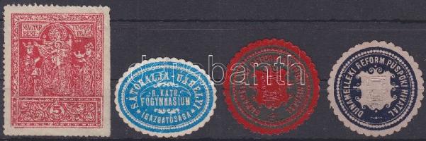 4 db vallási témájú magyar levélzáró