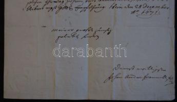 1671 Joanelli János-András bányakamaragróf, királyi tanácsos német nyelvű levele, velencei dózsék cs...