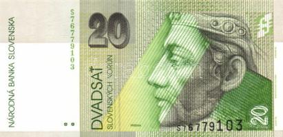 Szlovákia 1995. 50K + 1997. 100K + 2004. 20K + 100K + 2006. 20K t.II+,III