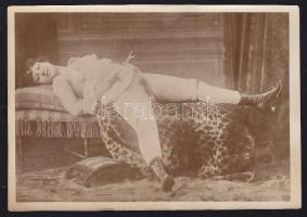 ~1910 pornográf fotó 9,5x14 cm