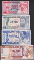 Guinea-Bissau 1990. 50P + 100P + 500P + 1993. 1000P T:I