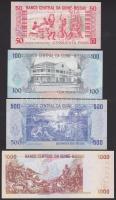 Guinea-Bissau 1990. 50P + 100P + 500P + 1993. 1000P T:I