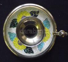 2 db szétszedhető réz gyertyatartó