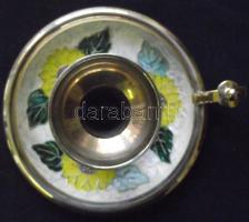 2 db szétszedhető réz gyertyatartó