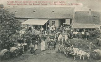 Gyöngyös Kulcsár Sámuel borbizományos szüretelőtelepe