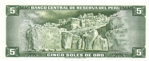 Peru 1974-77. 5S, 10S, 50S (2x) T:I