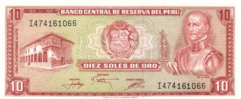 Peru 1974-77. 5S, 10S, 50S (2x) T:I