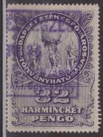 1931 Budapesti 32P okmánybélyeg