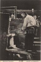 Parád üveggyár, munkások