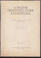 1966 Kaptay Antal: A magyar okmánybélyegek katalógusa