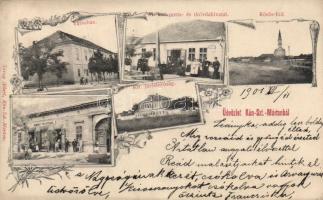 Kunszentmárton a Némedy testvérek üzletével és postával