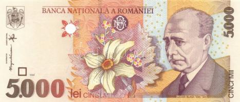 Románia 1998. 1000L, 5000L + 1999. 2000L "Napfogyatkozás" + 2000. 10.000L + 2001. 50.000L ...