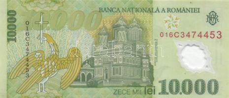 Románia 1998. 1000L, 5000L + 1999. 2000L "Napfogyatkozás" + 2000. 10.000L + 2001. 50.000L ...