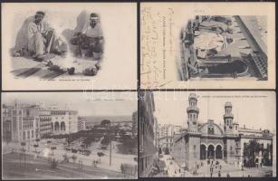 Algéria 4 db képeslap 1900-1927